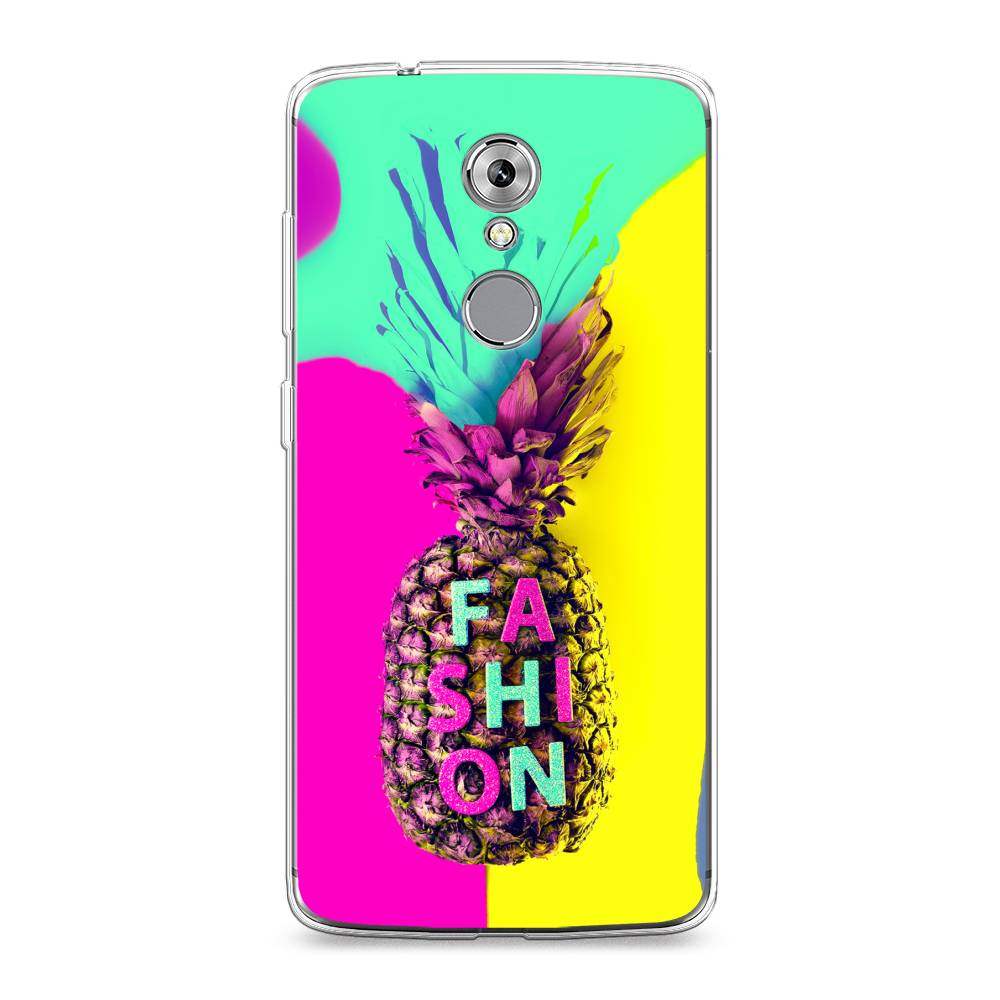 

Чехол Awog на ZTE Axon 7 / ЗТЕ Аксон 7 "Кислотный ананас", Разноцветный, 131450-10