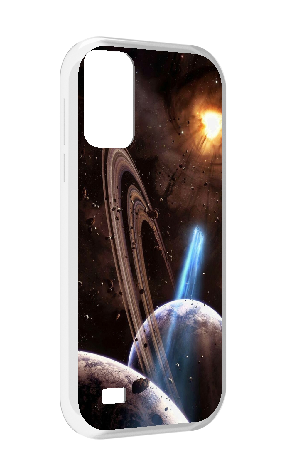 

Чехол MyPads сатурн в космосе для Oukitel C31, Прозрачный, Tocco