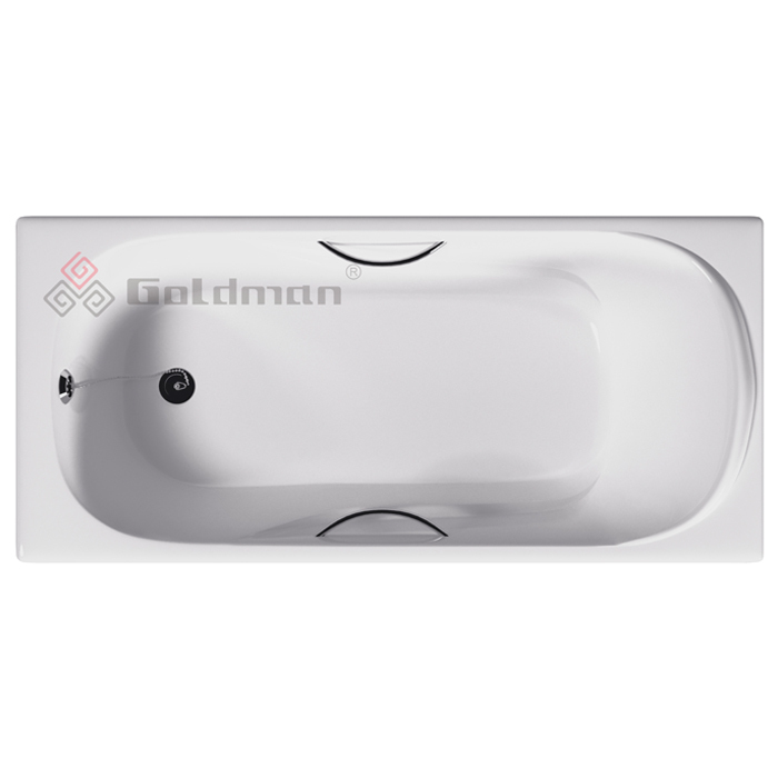 

Чугунная ванна Goldman Nova 180x80 с ручками, Белый, Nova