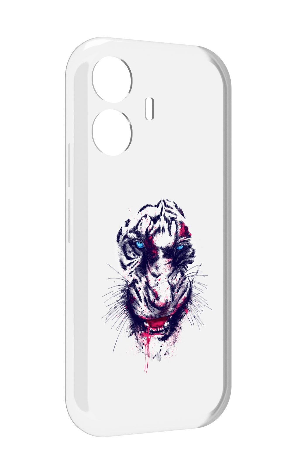 

Чехол MyPads безумный тигр для Vivo Y77E / Vivo iQOO Z6 Lite, Прозрачный, Tocco
