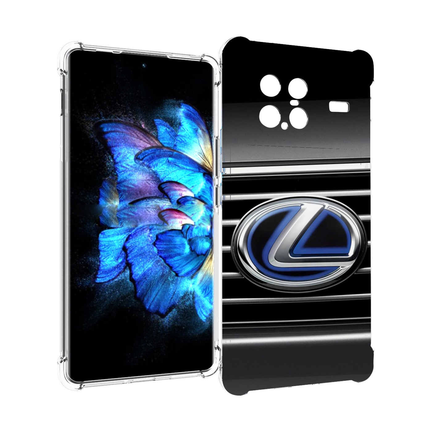 

Чехол MyPads lexus-2 для Vivo X Note 5G, Прозрачный, Tocco
