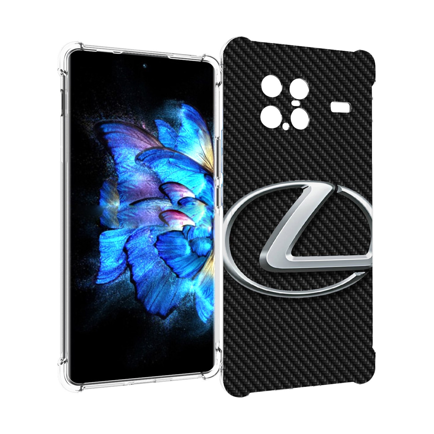 

Чехол MyPads lexus 3 для Vivo X Note 5G, Прозрачный, Tocco