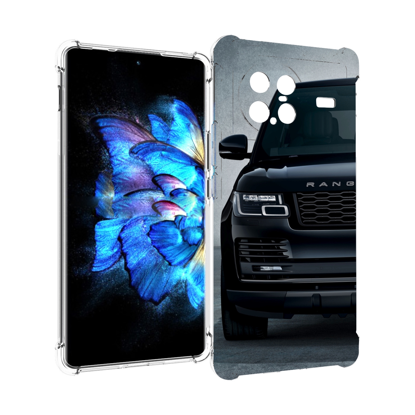 

Чехол MyPads land rover-1 мужской для Vivo X Note 5G, Прозрачный, Tocco