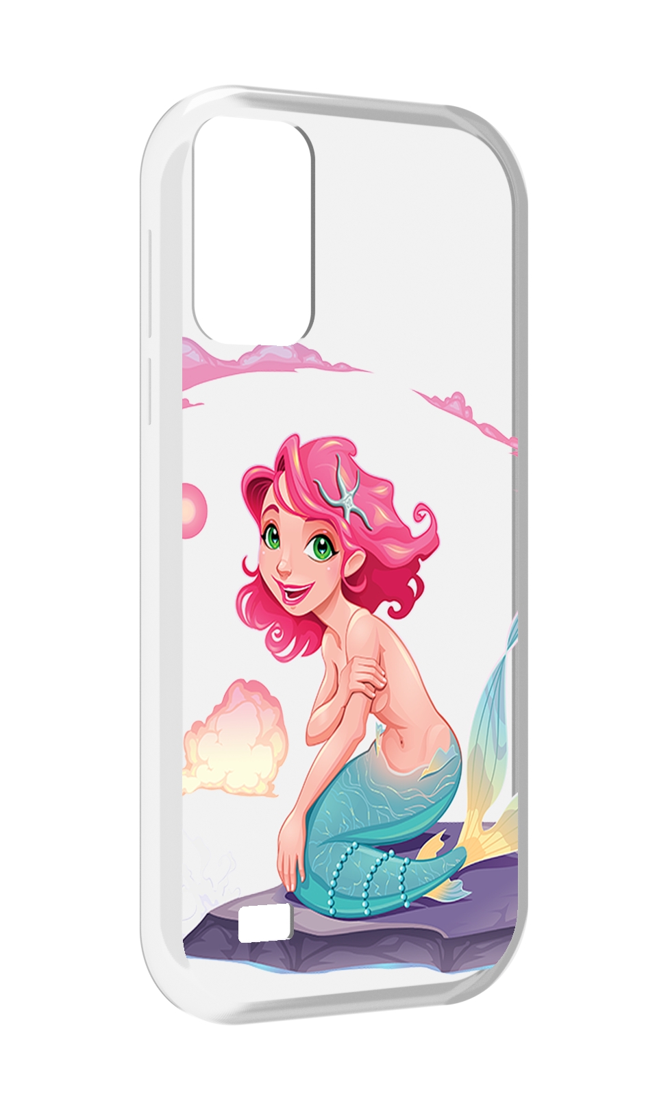 

Чехол MyPads русалочка для Oukitel C31, Прозрачный, Tocco