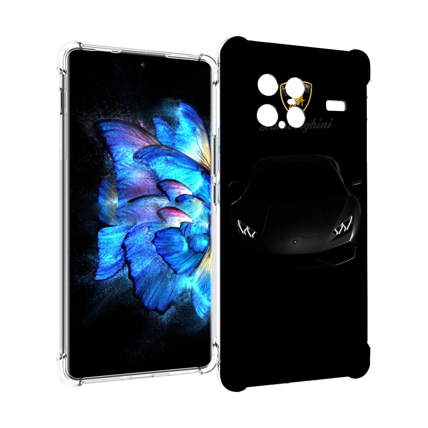 

Чехол MyPads lambo 4 мужской для Vivo X Note 5G, Прозрачный, Tocco