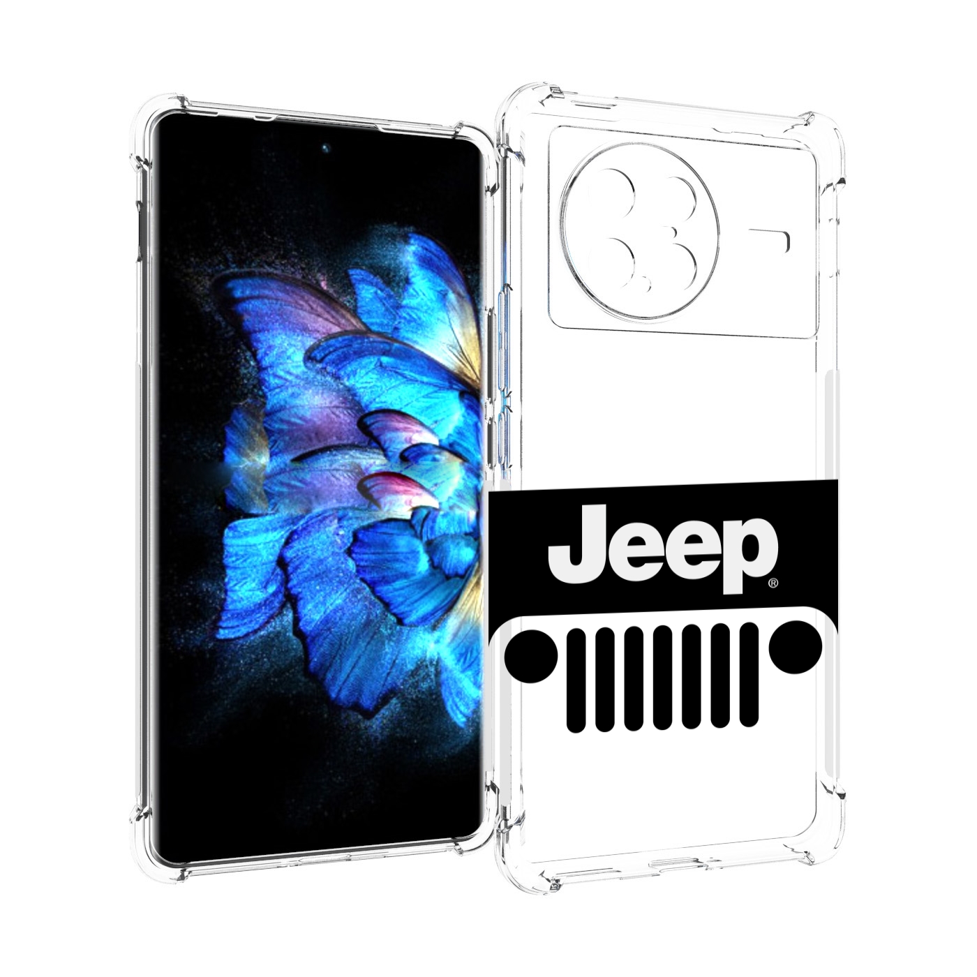 

Чехол MyPads jeep-3 мужской для Vivo X Note 5G, Прозрачный, Tocco