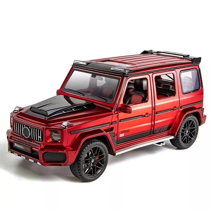 

Коллекционная машинка Мерседес G-Класс AMG Brabus 700 функциональная 28 см. MS921-3 красны, Красный