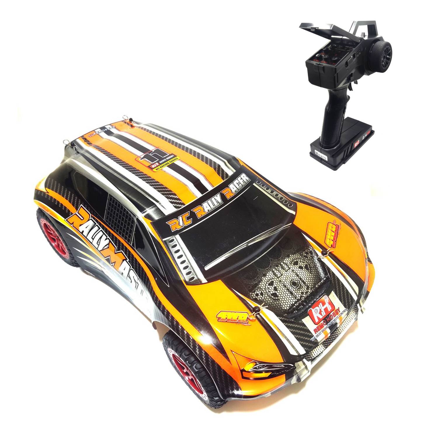 Модель раллийного автомобиля Remo Hobby Rally Master 4WD масштаб 1:8 2.4G - RH8085-ORAN analog slot car racing vehicle 1 43 scale for carrera go ds wrc 2015 rally germany