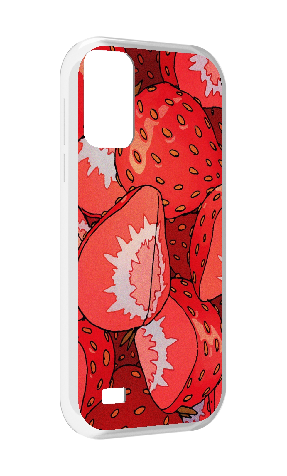 

Чехол MyPads рисованная-клубника для Oukitel C31, Прозрачный, Tocco