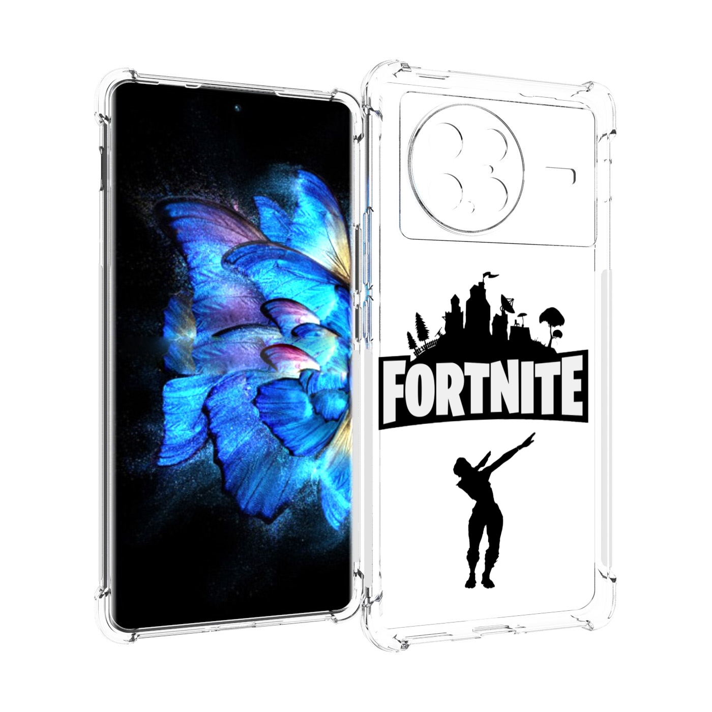 

Чехол MyPads fortnite-2 для Vivo X Note 5G, Прозрачный, Tocco