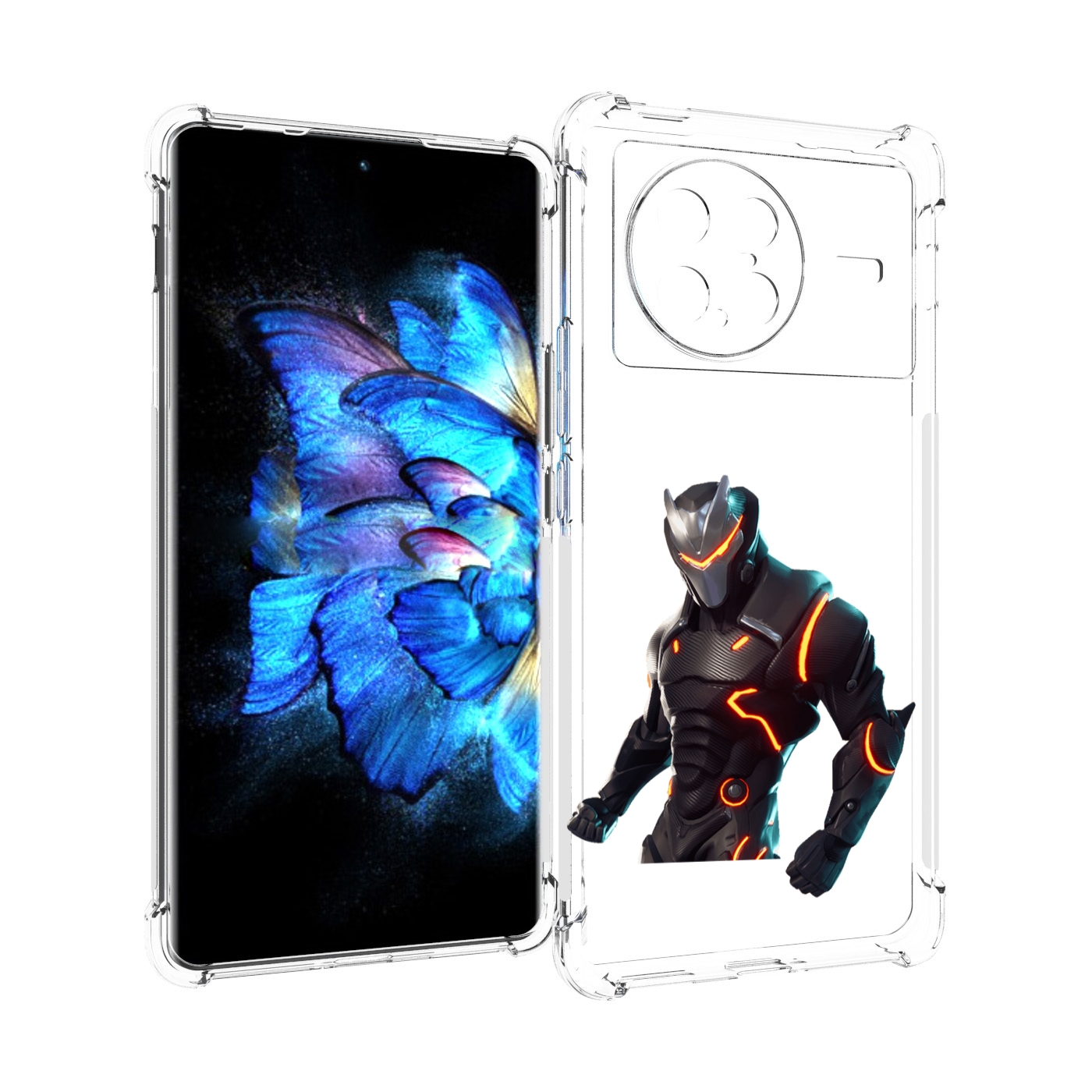 

Чехол MyPads fortnite-1 для Vivo X Note 5G, Прозрачный, Tocco