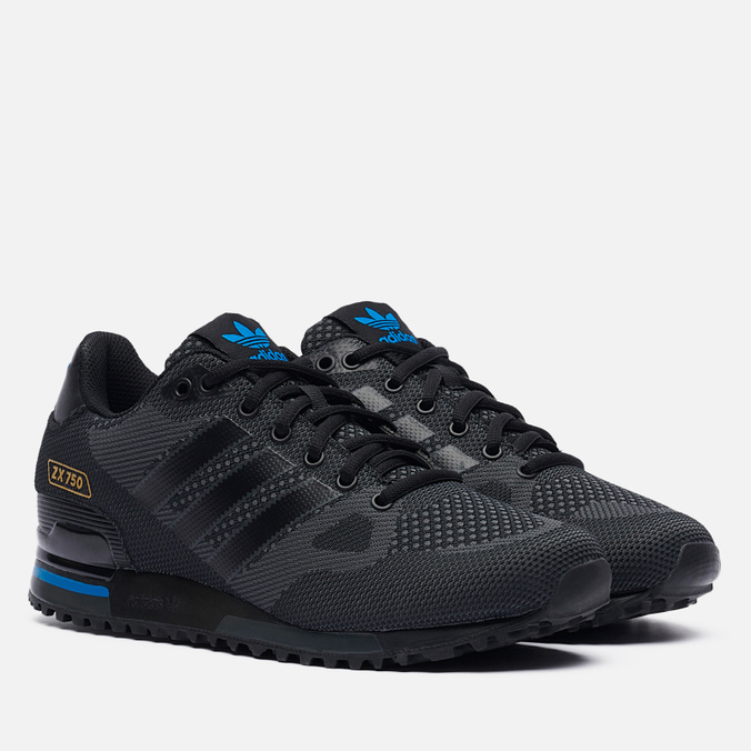 фото Кроссовки adidas zx 750 wv черные 40.5 eu