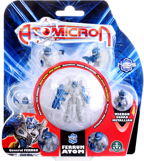 Набор фигурок Atomicron General Ferrox 7 шт игровой набор atomicron космический корабль xenon atom красный