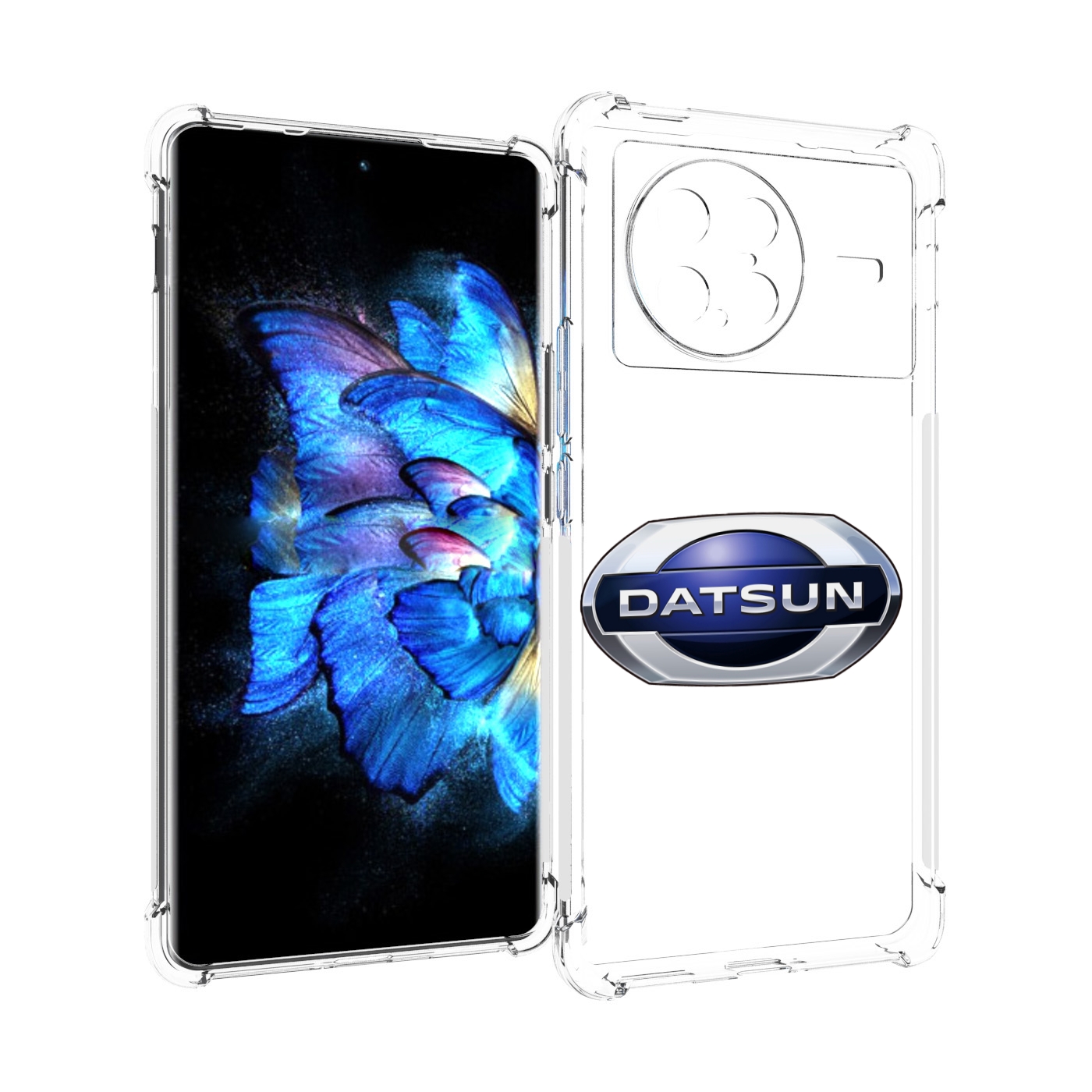 

Чехол MyPads datsun мужской для Vivo X Note 5G, Прозрачный, Tocco