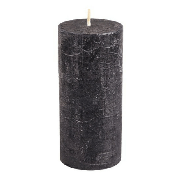 Свеча декоративная столбик Homeclub 60 х 130 мм черная