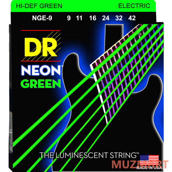 

DR NGE-9 HIGH-DEF NEON Струны для электрогитары