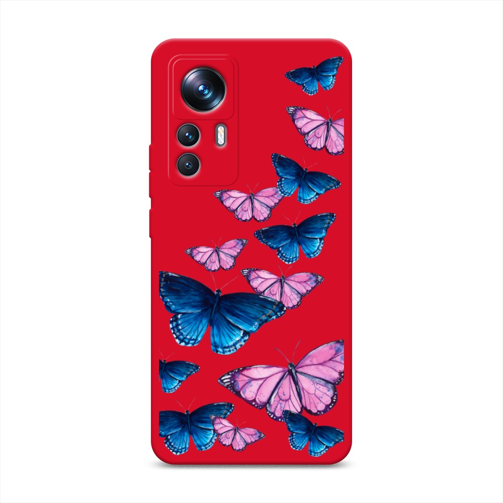 

Чехол Awog на Xiaomi 12T Pro "Полет бабочек", Синий;черный;розовый, 315753-1