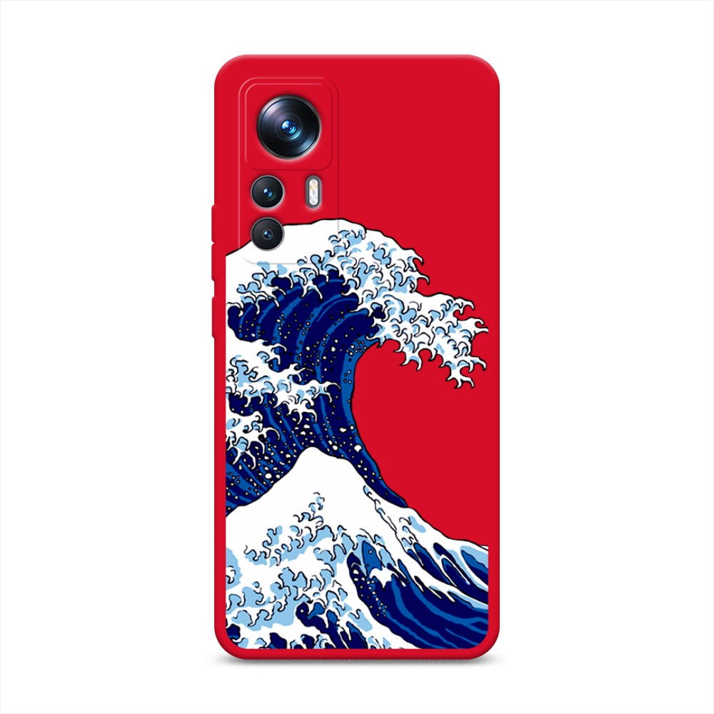 

Чехол Awog на Xiaomi 12T Pro "Волна в Канагаве", Синий;белый, 315753-1