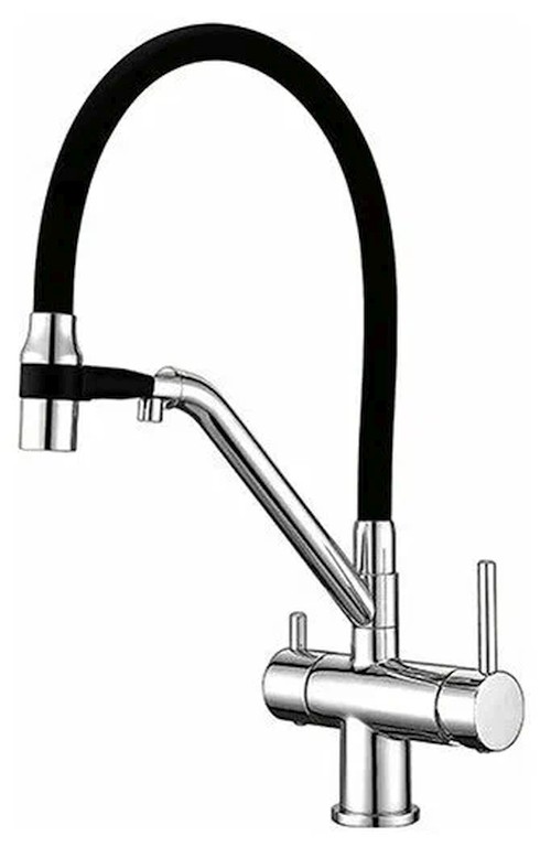 Смеситель для кухни (мойки) Gappo G4398-80 черный/хром ершики для брекетов и зубов набор 5 шт 1 2 1 5 мм