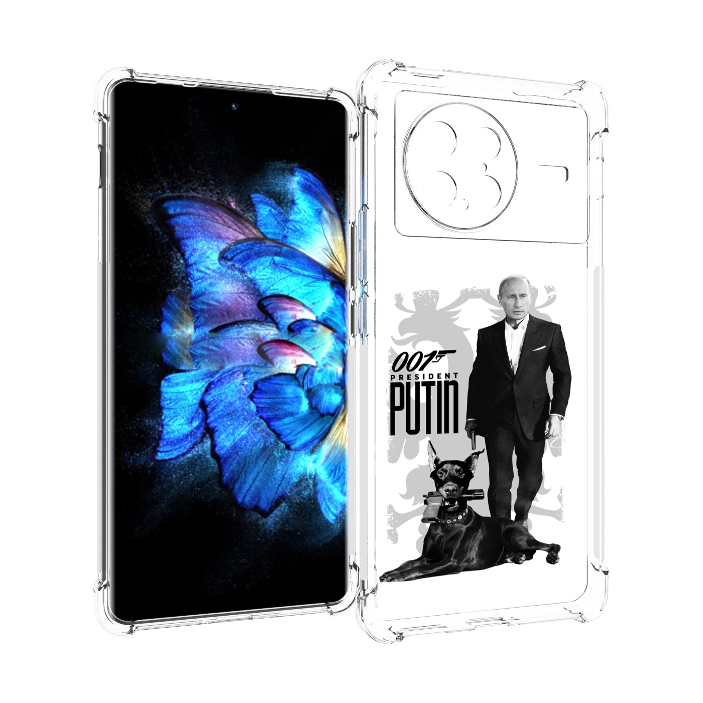 

Чехол MyPads 001 для Vivo X Note 5G, Прозрачный, Tocco