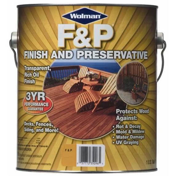 Масло для террас  для дерева Wolman F&P Finish And Preservative