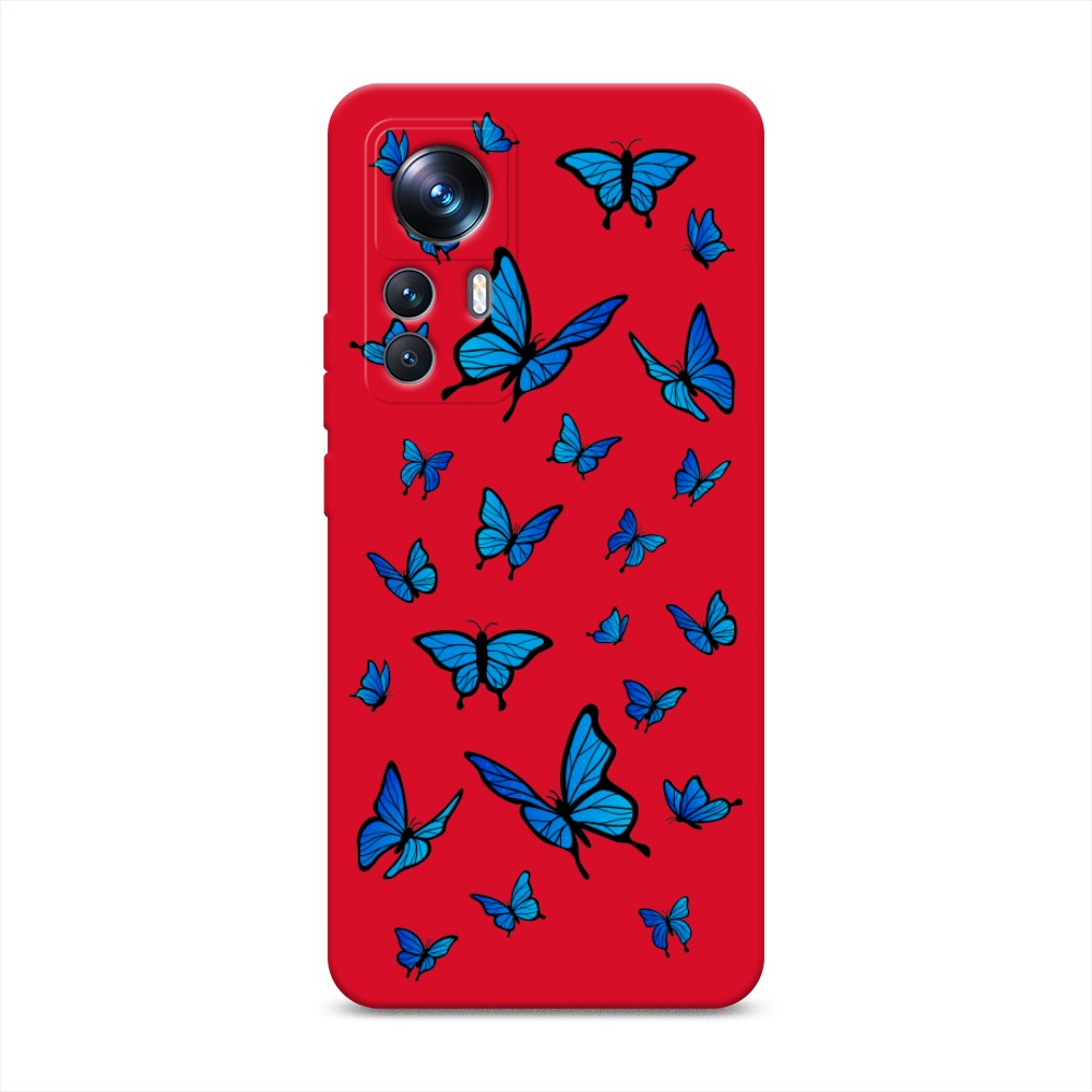 

Чехол Awog на Xiaomi 12T Pro "Синие бабочки", Синий;белый, 315753-1