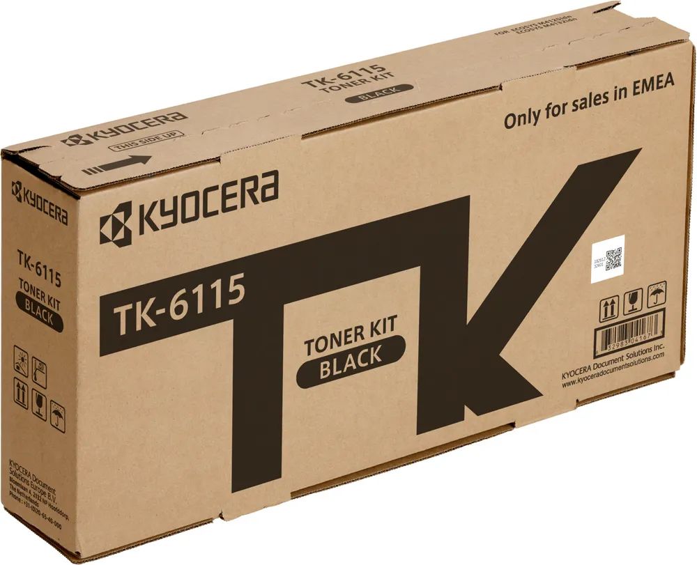 

Тонер-картридж для лазерного принтера Kyocera (TK-6115) черный, оригинальный