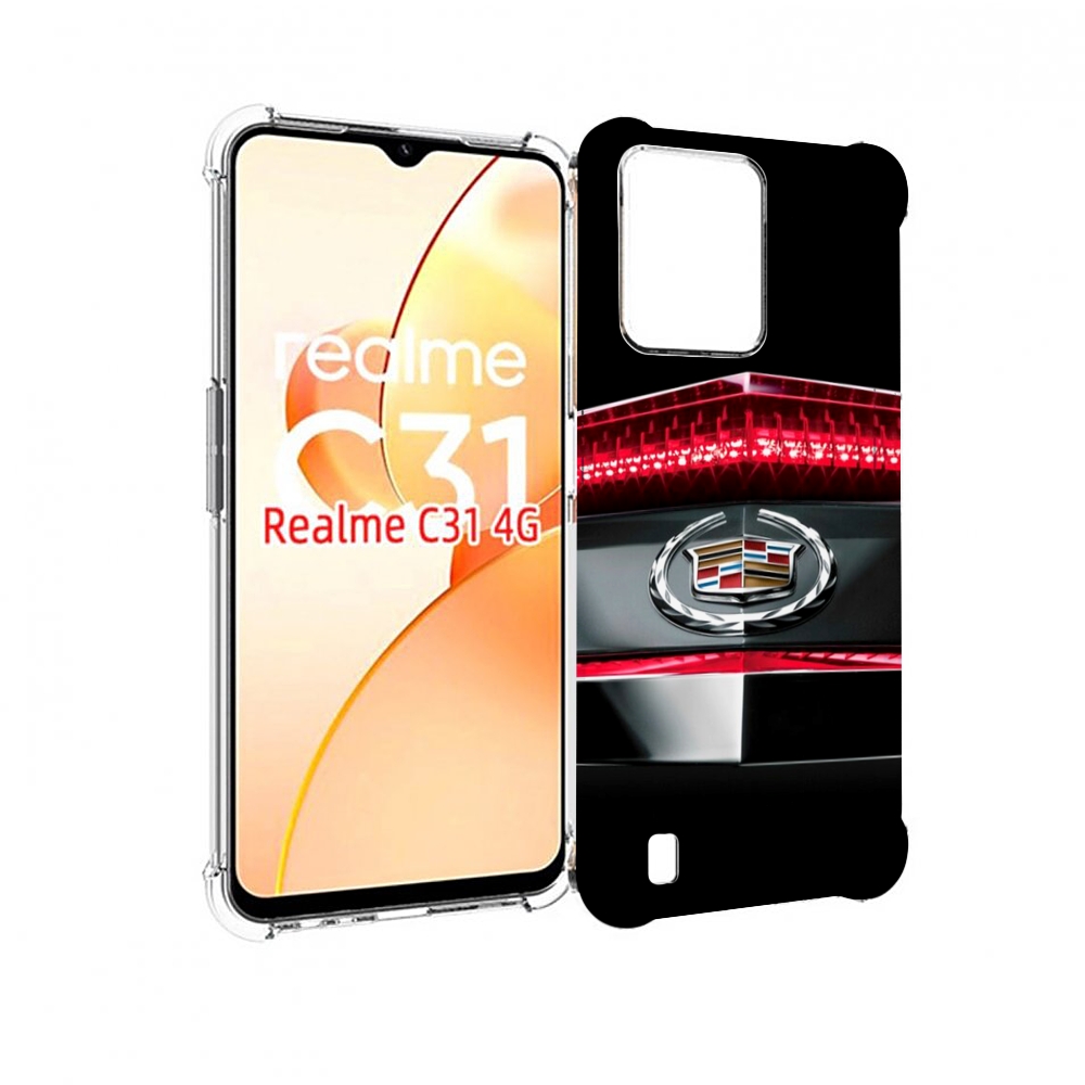 

Чехол MyPads cadillac-1 мусжкой для OPPO Realme C31, Прозрачный, Tocco