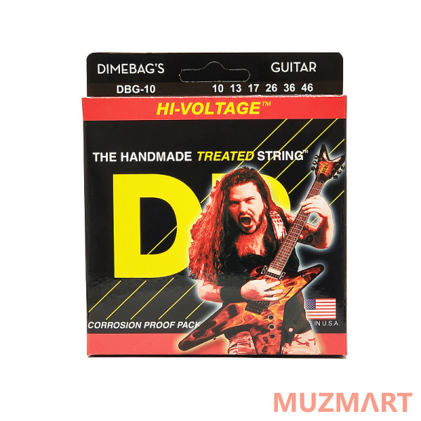 

DR DBG-10 HI-VOLTAGE Струны для электрогитары