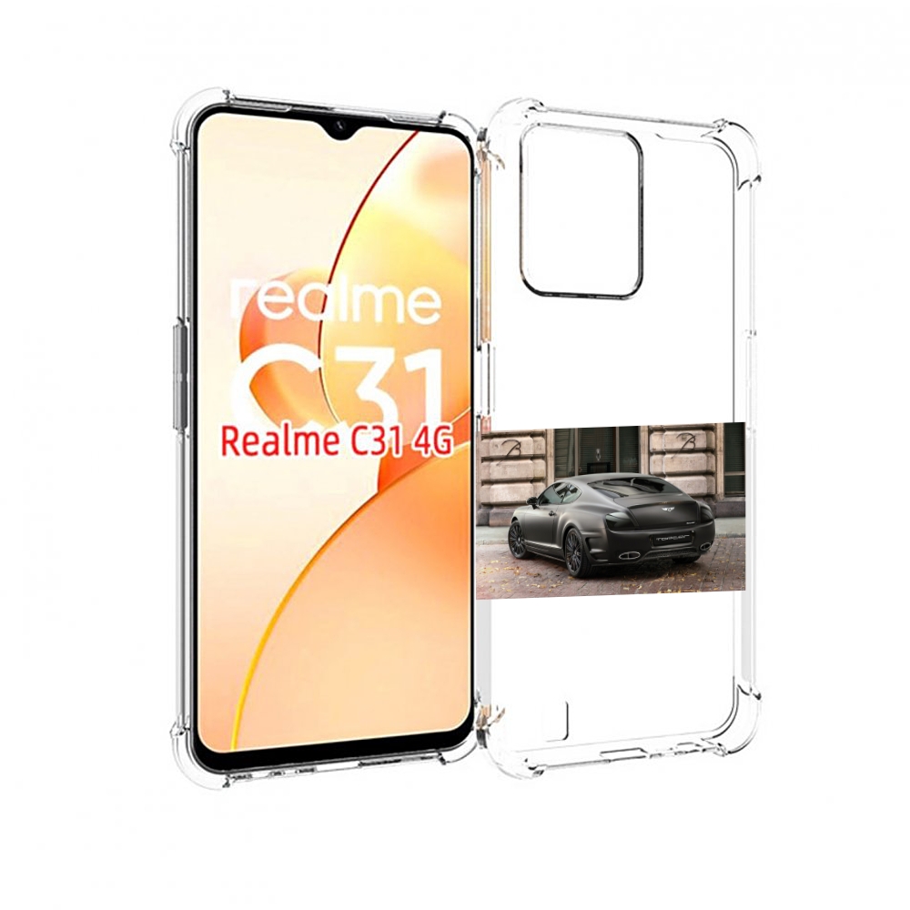 

Чехол MyPads bentley 1 мужской для OPPO Realme C31, Прозрачный, Tocco