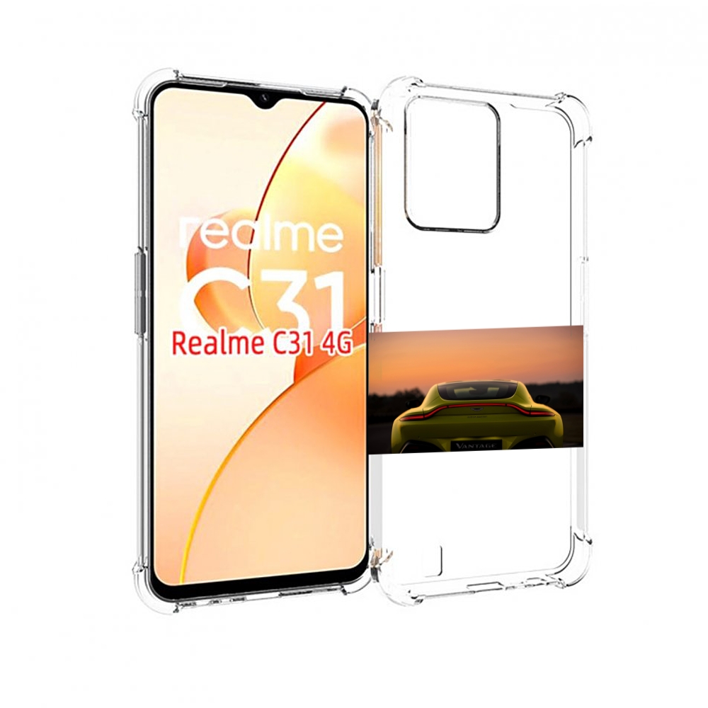 

Чехол MyPads aston martin для OPPO Realme C31, Прозрачный, Tocco