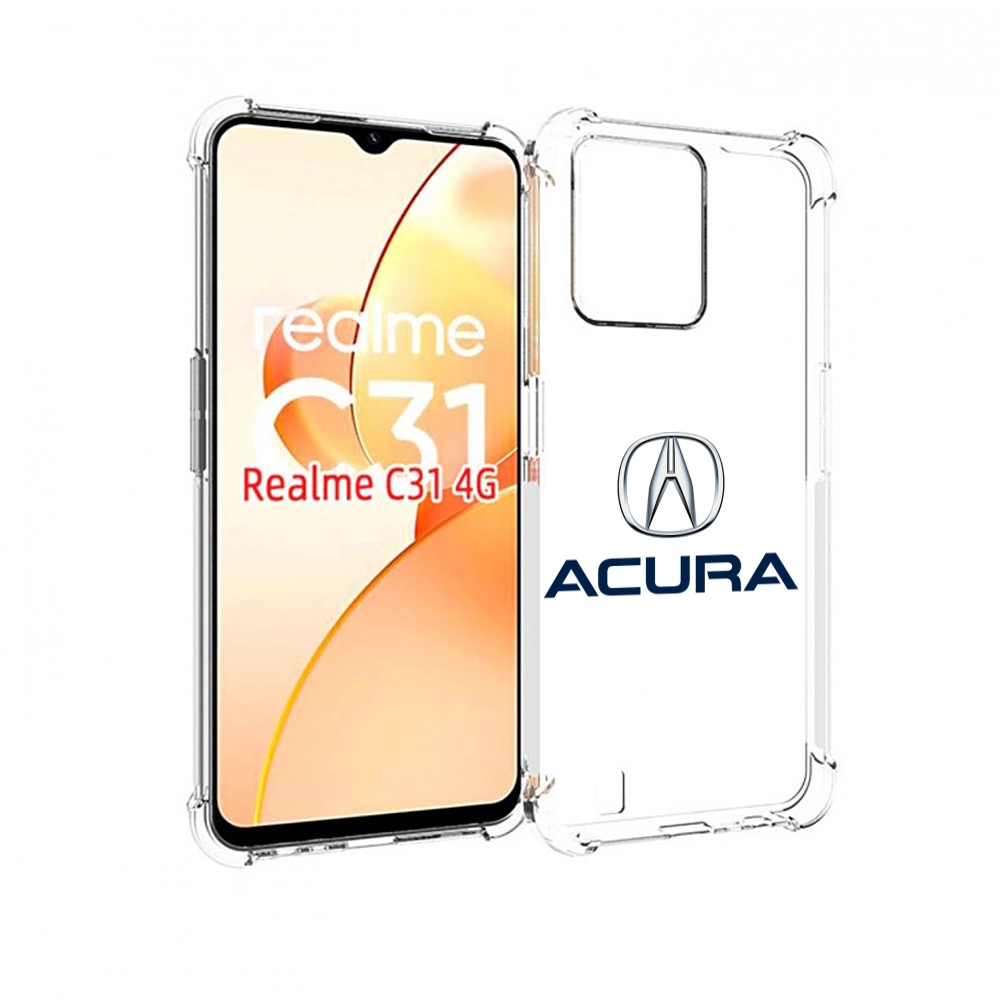 

Чехол MyPads acura-2 для OPPO Realme C31, Прозрачный, Tocco