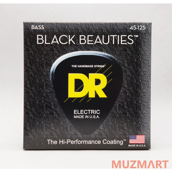 

DR BKB5-45 - BLACK BEAUTIES Струны для 5-струнной бас-гитары