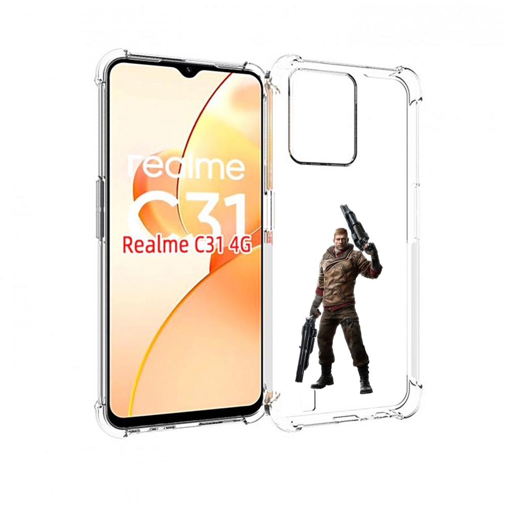 

Чехол MyPads Wolfenstein для OPPO Realme C31, Прозрачный, Tocco