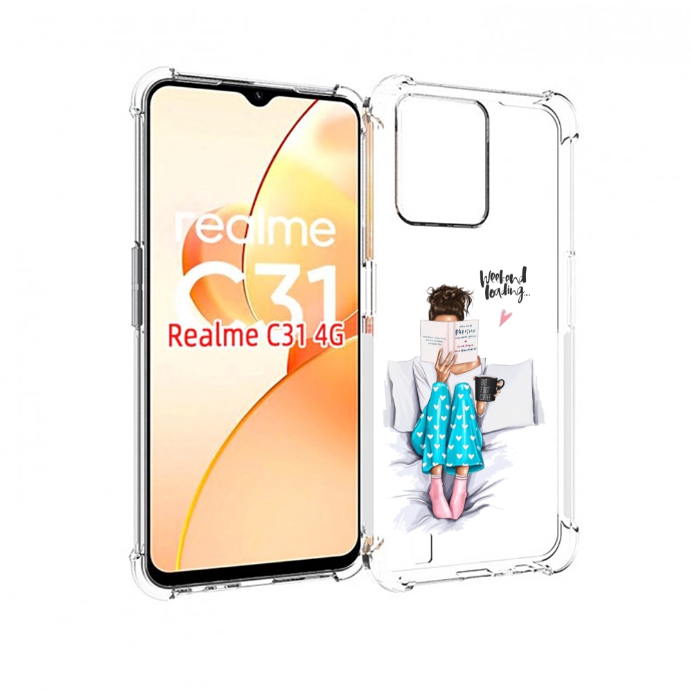 

Чехол MyPads Weekend-loading для OPPO Realme C31, Прозрачный, Tocco