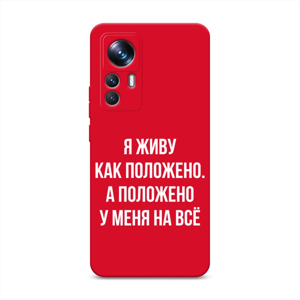 

Чехол Awog на Xiaomi 12T Pro "Живу как положено", Серый, 315753-1