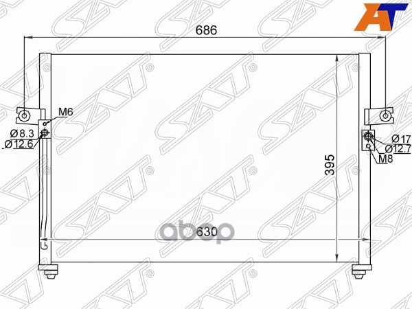 

Радиатор Кондиционера Hyundai H1/Starex 97- Sat арт. ST-HN79-394-0