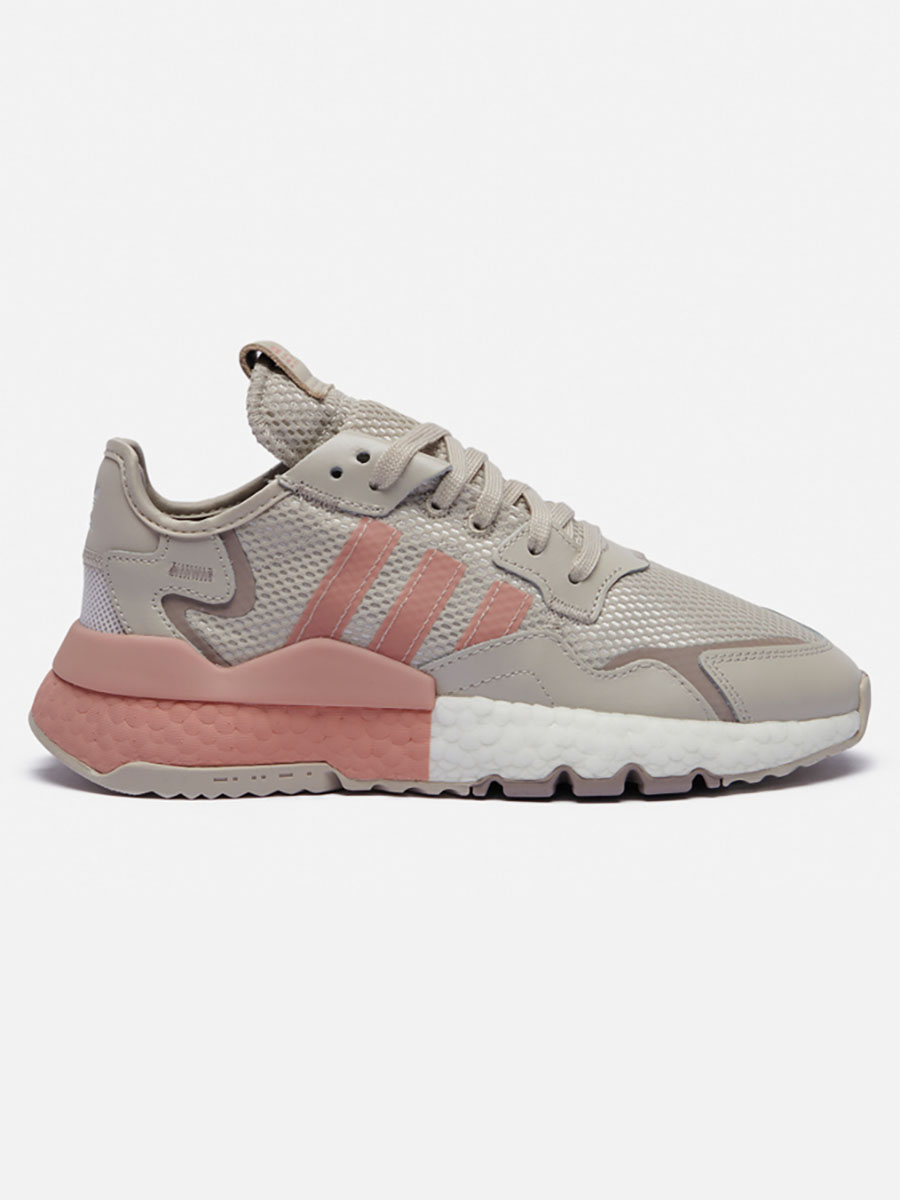 Кроссовки женские Adidas Nite Jogger бежевые 40.5 EU