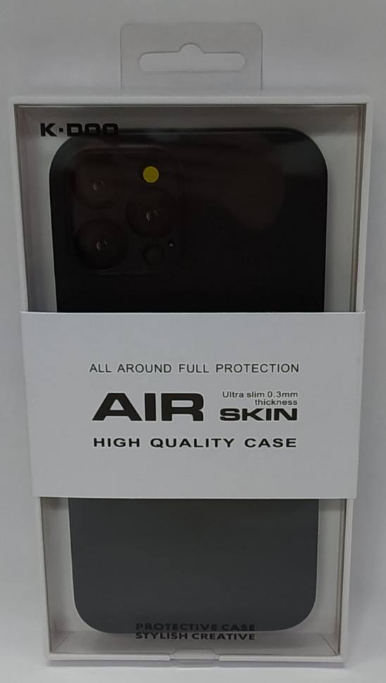 

Накладка для iPhone 12 Pro Max 6.7" K-Doo Air Skin пластик черная