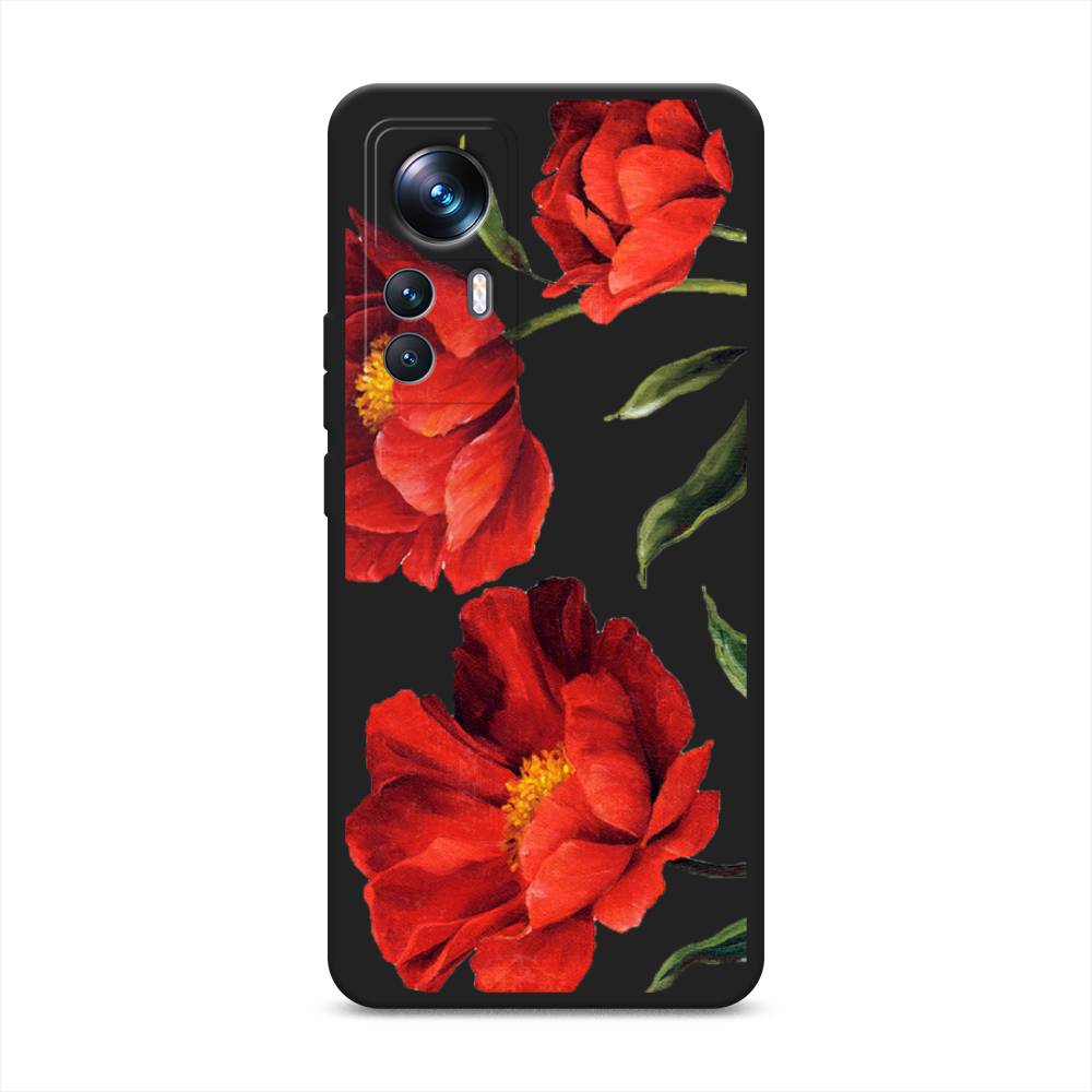 

Чехол Awog на Xiaomi 12T Pro "Красные маки", Красный, 315752-1