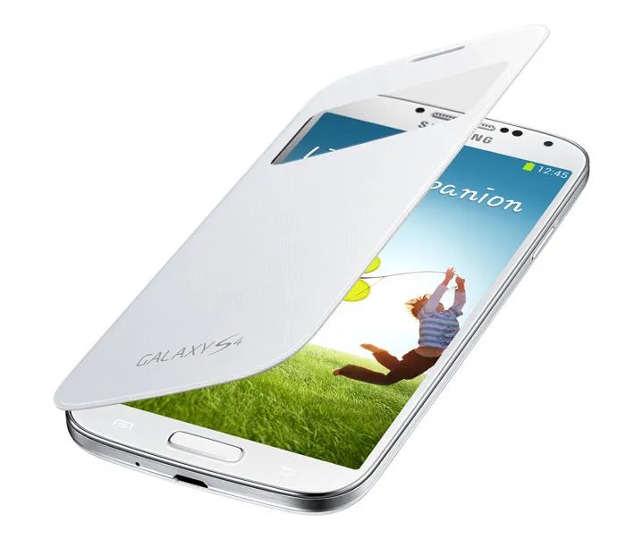 

Чехол Brand Flip Cover с окошком для Samsung Galaxy S4 white, Белый