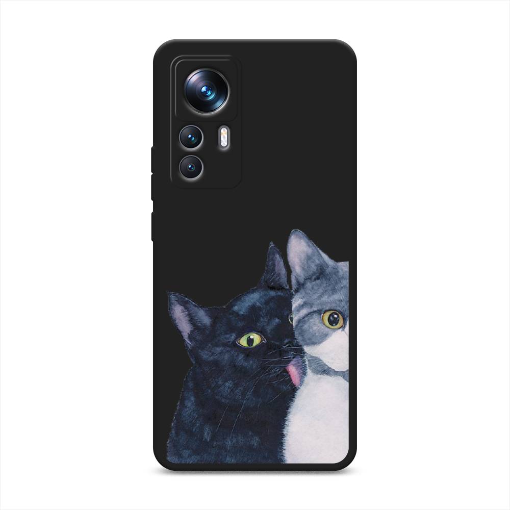 

Чехол Awog на Xiaomi 12T Pro "Кошачья любовь", Синий, 315752-1
