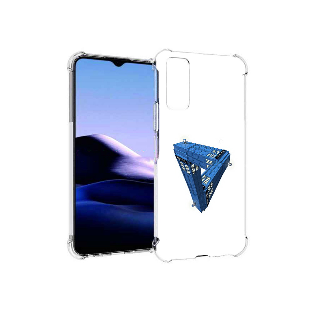 

Чехол MyPads Tocco для Vivo Y20 головолока абстракция (PT154038.379.291), Прозрачный, Tocco