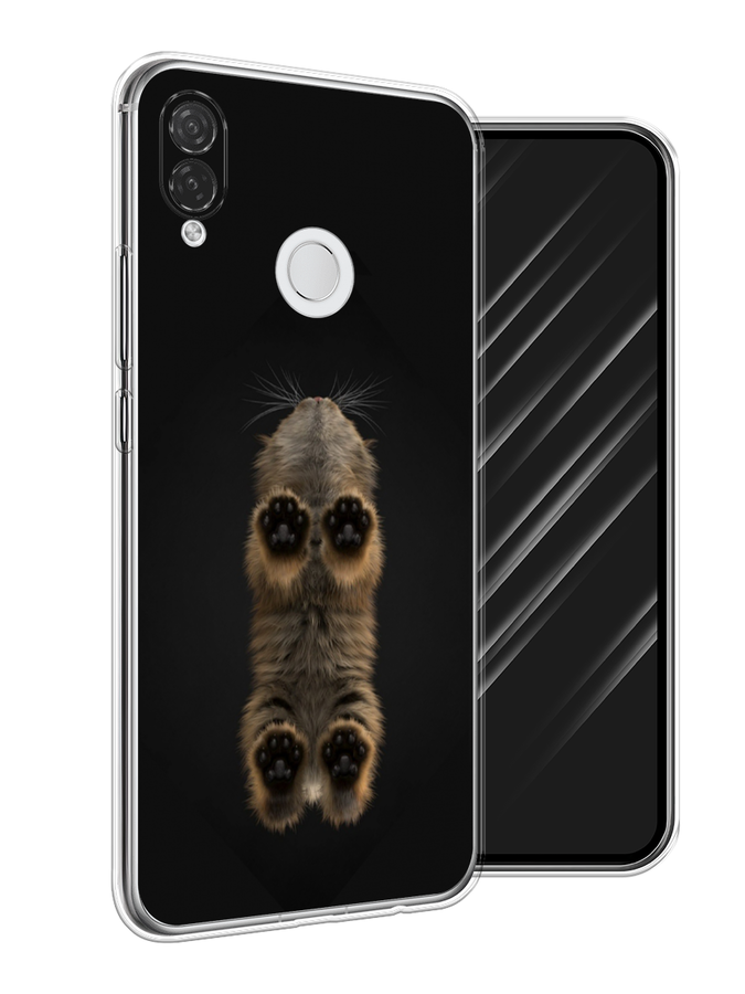 

Чехол Awog на Huawei P Smart Plus "Кошачьи лапки", Черный, 68250-1
