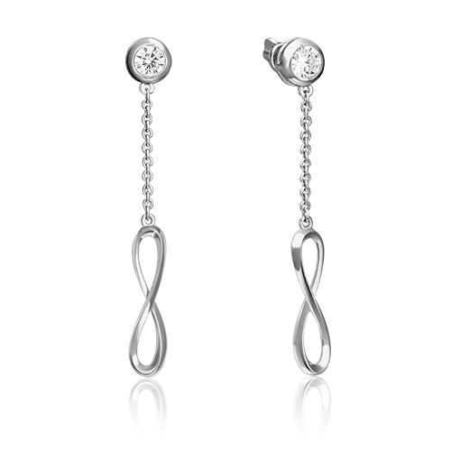 

Серьги-пусеты из серебра с фианитом PLATINA jewelry 02-4435-00-401-0200-69_0, 02-4435-00-401-0200-69_0