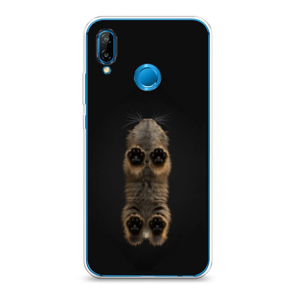 

Чехол Awog на Huawei Nova 3E "Кошачьи лапки", Черный, 65650-1