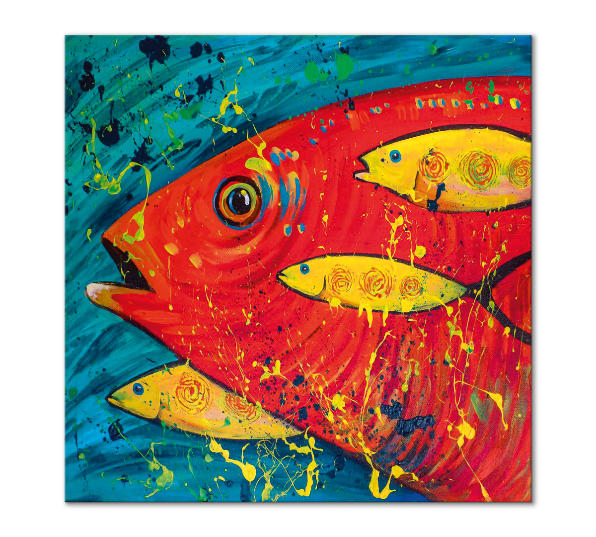 

Картина интерьерная на холсте Poly Print Art Три дочери 40х40 см.