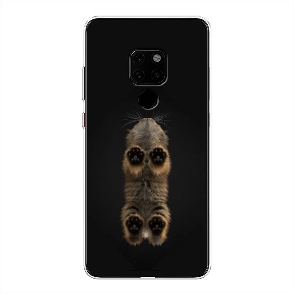 

Чехол Awog на Huawei Mate 20 "Кошачьи лапки", Черный, 66850-1