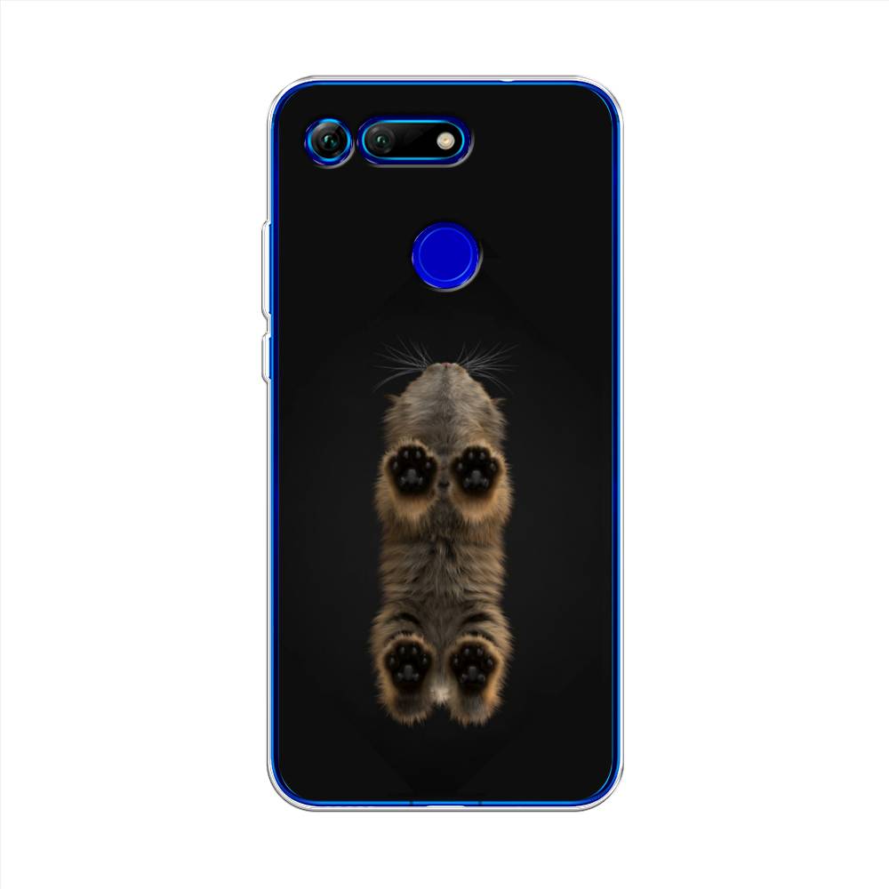 

Чехол Awog на Honor V20 (View 20) "Кошачьи лапки", Черный, 67350-1