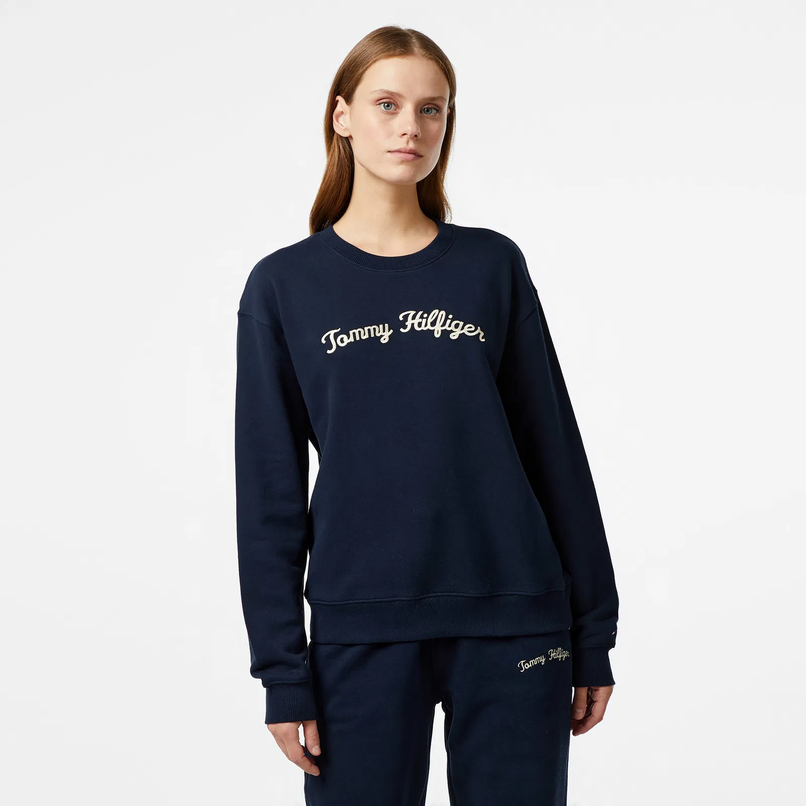 Свитшот Tommy Hilfiger для женщин синий-DW5 размер XL WW0WW42615 12810₽